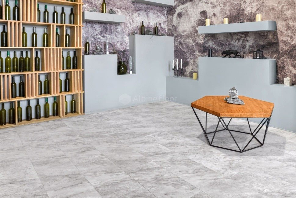 Виниловая плитка "Alpine Floor" Light Stone Чили (608*303*2,5 мм) — купить в Саратове
