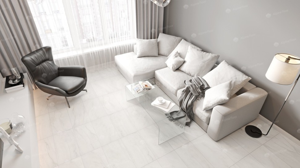 Виниловая плитка "Alpine Floor" Light Stone Брайс (608*303*2,5 мм) — купить в Саратове