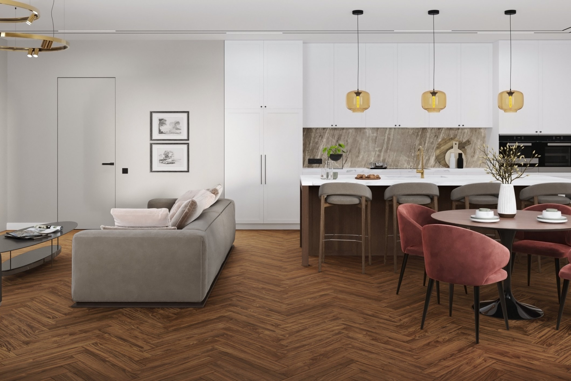 SPC ламинат «Damy Floor» Дерби (615*123*4 мм) — купить в Саратове