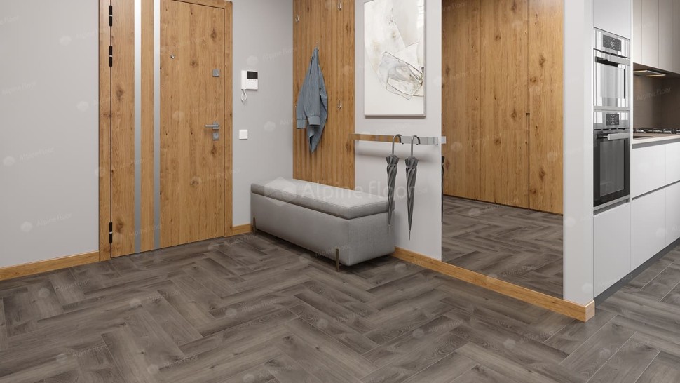 Виниловая плитка "Alpine Floor" Parquet LVT Дуб Мерга (590*118*2,5 мм) — купить в Саратове