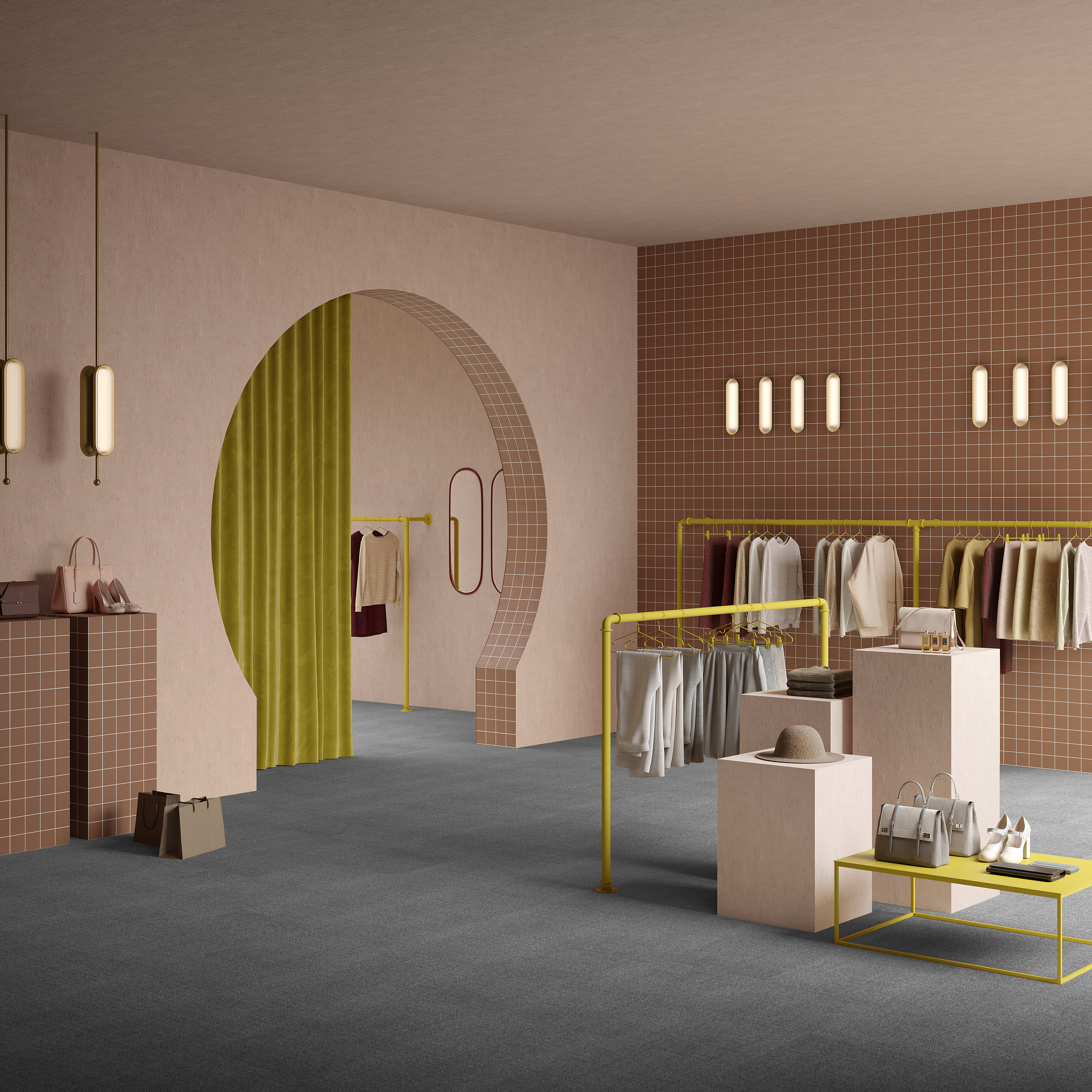 Ковровая плитка Mantra Tile 97 (500*500*6 мм) — купить в Саратове