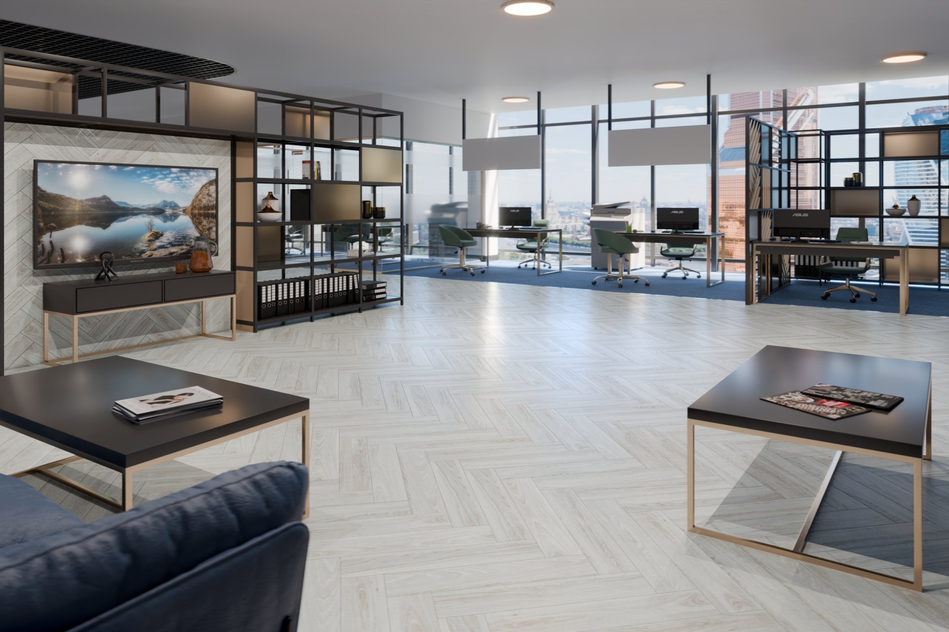 Инженерный паркет «Damy Floor» Ванильный (укладка елочкой) — купить в Саратове