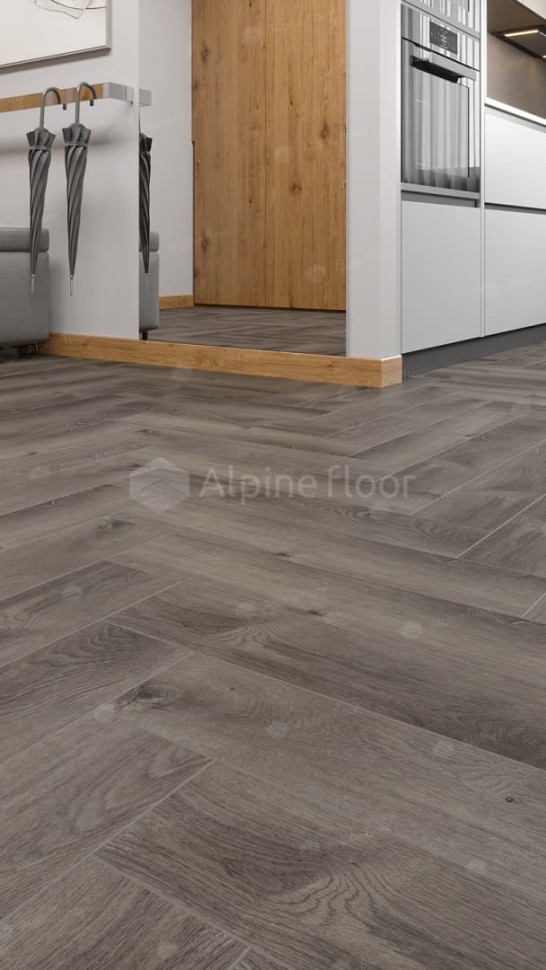 Виниловая плитка "Alpine Floor" Parquet LVT Дуб Мерга (590*118*2,5 мм) — купить в Саратове