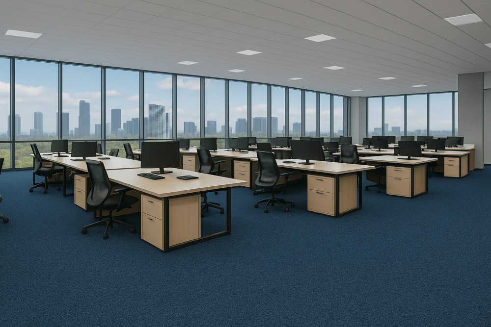 Ковролин Haima «Wilkins» Atom Blue 07 (3,66 м) — купить в Саратове