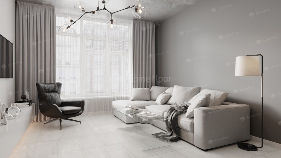 Виниловая плитка "Alpine Floor" Light Stone Брайс (608*303*2,5 мм) — купить в Саратове