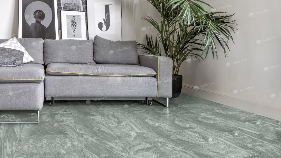 Виниловая плитка "Alpine Floor" Light Stone Хэмпшир (608*303*2,5 мм) — купить в Саратове