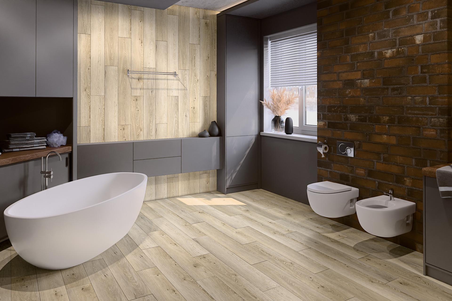 SPC ламинат «Damy Floor» Дуб Кавказский (1220*180*4 мм) — купить в Саратове